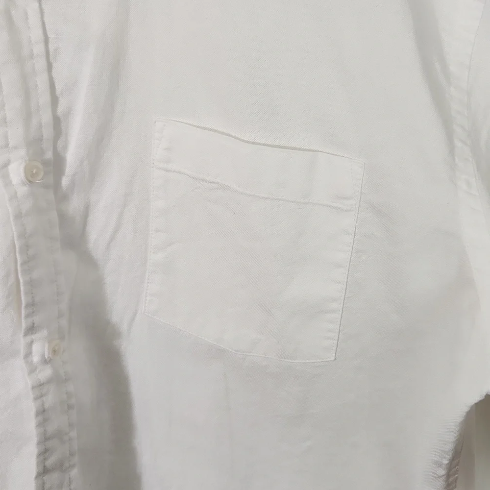 Mutual Weave, white button down Oxford shirt, size XXL - Picture 4 of 6